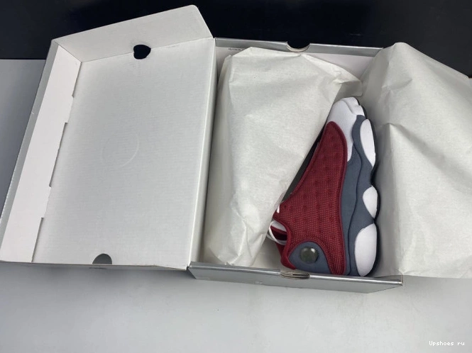 13 Air Red Flint 414571-600 Grey Gym Retro Jordan 0219